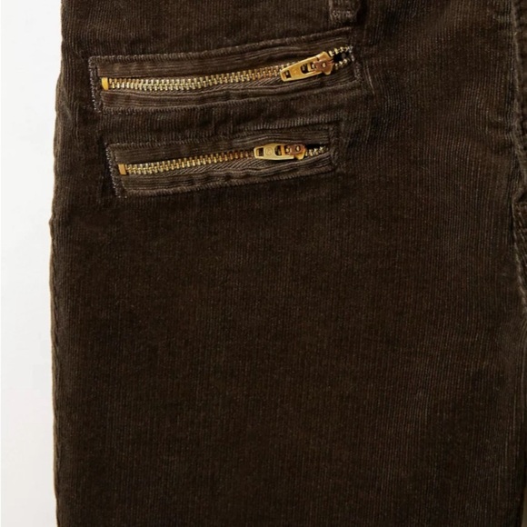 AG Adriano Goldschmied Moto Stevie Ankle Mid-Rise Slm./Strt. Black Cords… - Picture 5 of 11